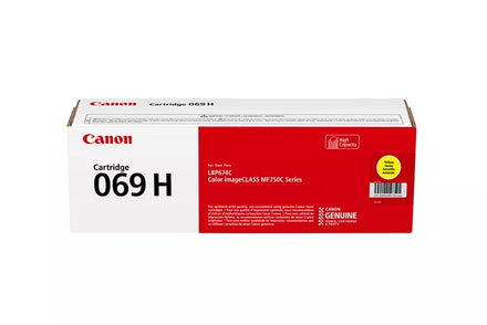 Canon Genuine 069 H Yellow High Capacity Toner Cartridge
