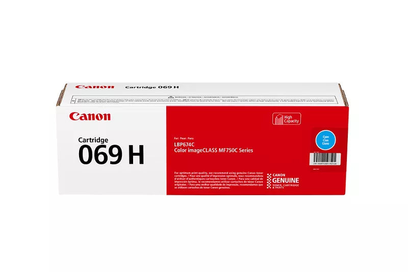 Canon Genuine 069 H Cyan toner cartridge