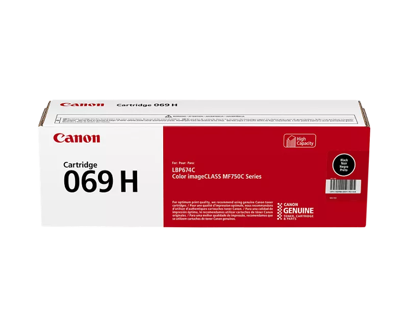 Canon Genuine 069 H Black toner cartridge
