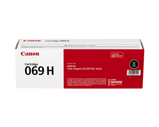 Canon Genuine 069 H Black toner cartridge