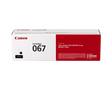 Canon Genuine 067 Black Standard Toner Cartridge