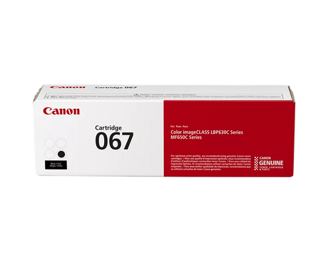 Canon Genuine 067 Black Standard Toner Cartridge