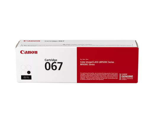 Canon Genuine 067 Black Standard Toner Cartridge