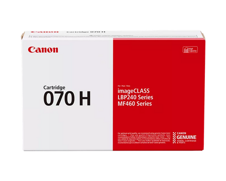 Canon Genuine 070 H Black High Capacity Toner Cartridge