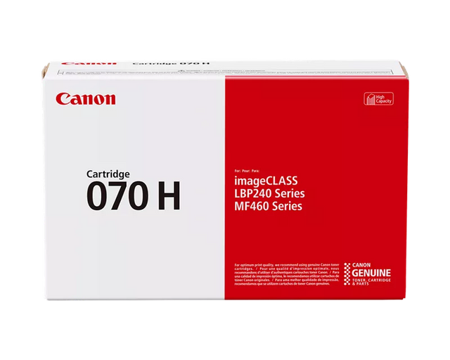 Canon Genuine 070 H Black toner cartridge