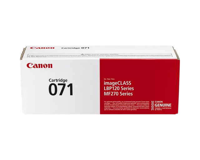 Canon Genuine 071 Black Standard Toner Cartridge