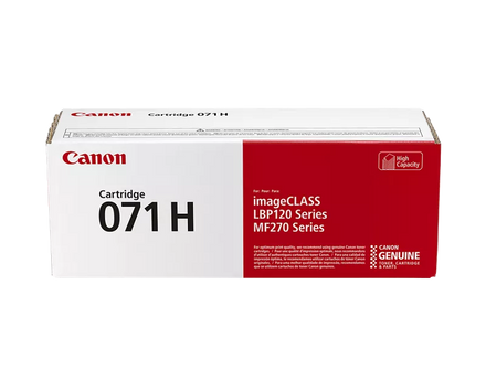 Canon Genuine 071 H Black High Capacity Toner Cartridge