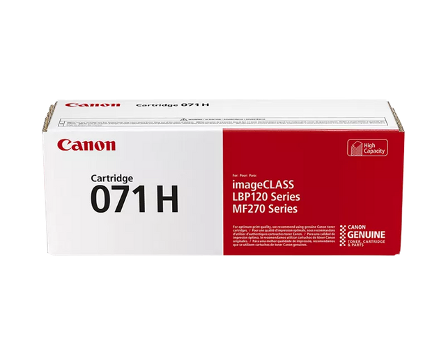 Canon Genuine 071 H Black High Capacity Toner Cartridge