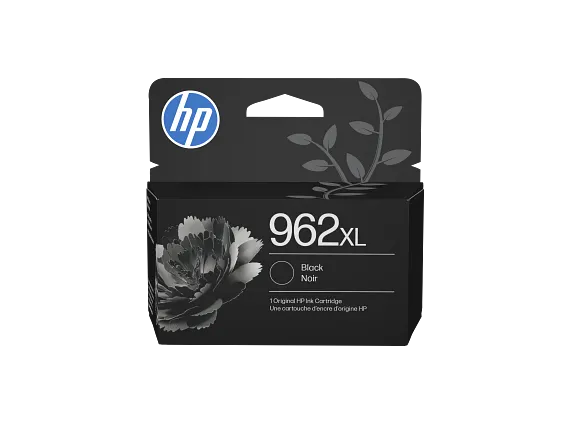 HP 962XL High Yield Black Original Ink Cartridge, 3JA03AN#140 - official HP product image