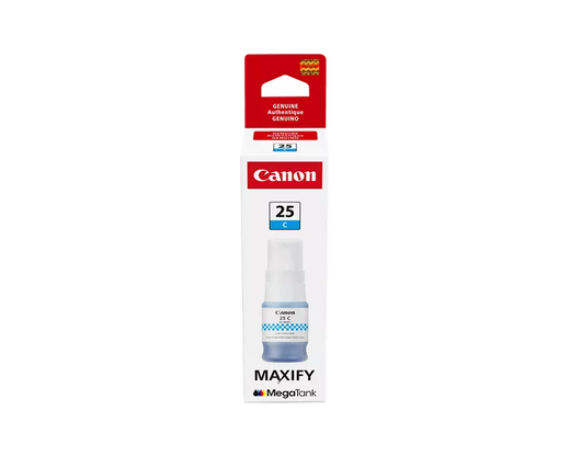 Canon Genuine GI-25 Cyan Ink Bottle