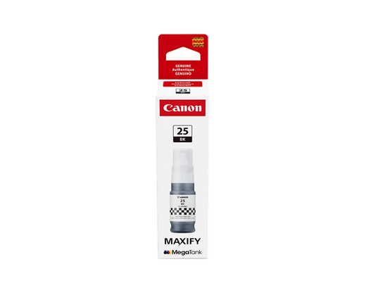 Canon Genuine GI-25 Black Ink Bottle