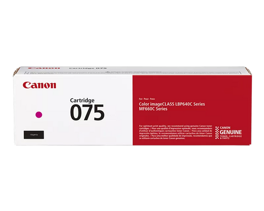 Canon Genuine 075 Magenta Standard Toner Cartridge