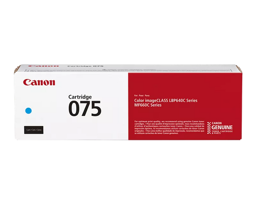 Canon Genuine 075 Cyan Standard Toner Cartridge