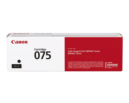 Canon Genuine 075 Black Standard Toner Cartridge