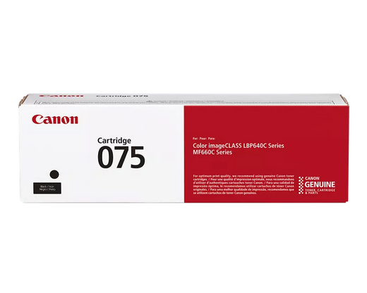 Canon Genuine 075 Black Standard Toner Cartridge