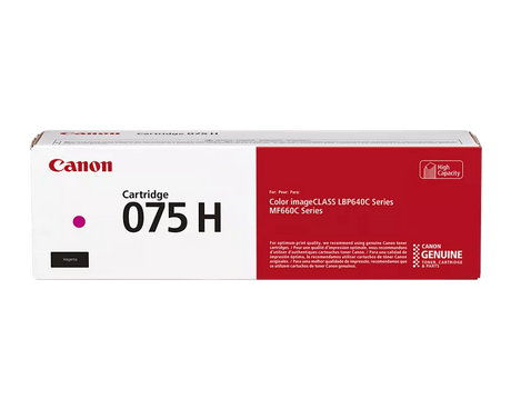 Canon Genuine 075 H Magenta High Capacity Toner Cartridge
