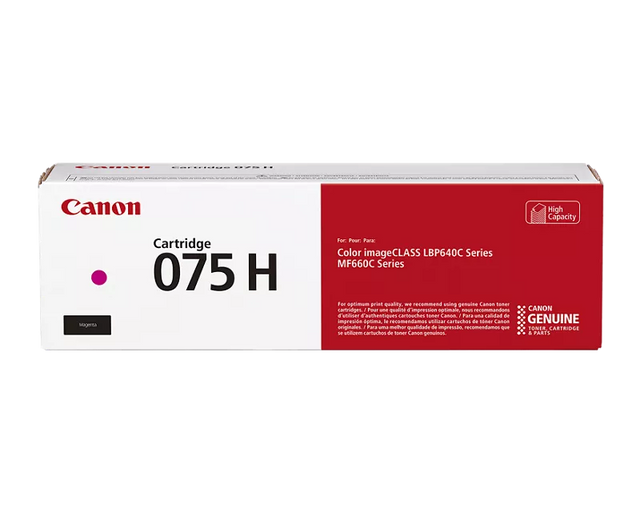 Canon Genuine 075 H Magenta High Capacity Toner Cartridge