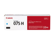 Canon Genuine 075 H Cyan High Capacity Toner Cartridge