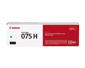 Canon Genuine 075 H Cyan High Capacity Toner Cartridge
