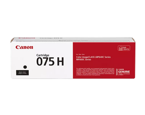 Canon Genuine 075 H Black High Capacity Toner Cartridge