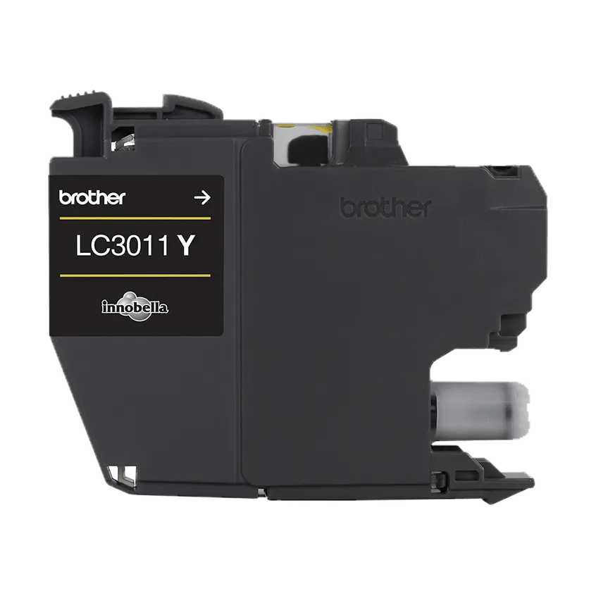 Brother Genuine LC3011Y Standard-yield Yellow Ink Cartridge — official Brother product image