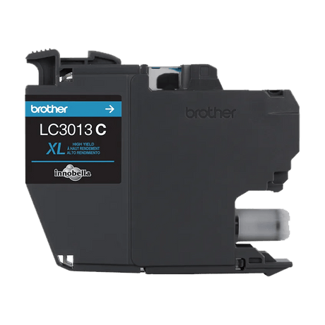 Brother Genuine LC3013C High-yield Cyan Ink Cartridge — official Brother product image