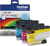 Brother LC4063PK 3 Pack of Standard Yield Cyan, Magenta and Yellow