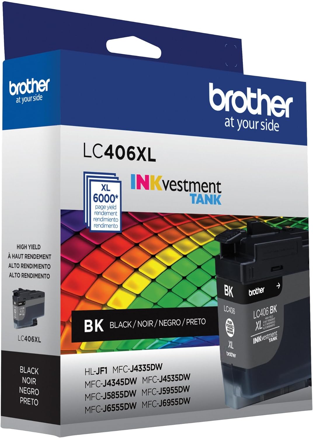 Brother LC406XLBKS INKvestment Tank High-Yield Ink, Black