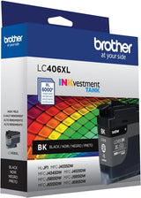 Brother LC406XLBKS INKvestment Tank High-Yield Ink, Black