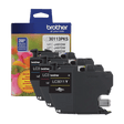 Brother Genuine LC30113PKS Standard-yield 3-Pack Color Ink Cartridges — official Brother product image