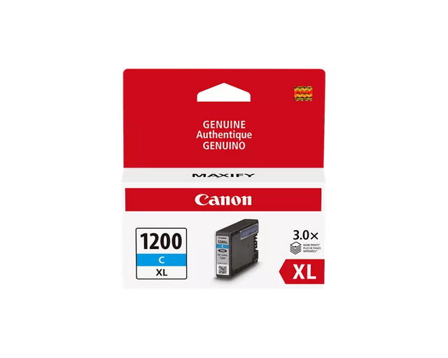 Canon Genuine PGI-1200 XL Cyan Pigment Ink Tank