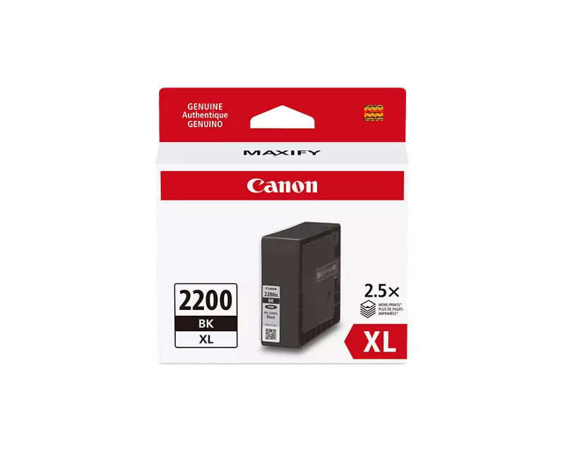 Canon Genuine PGI-2200 XL Black Pigment Ink Tank