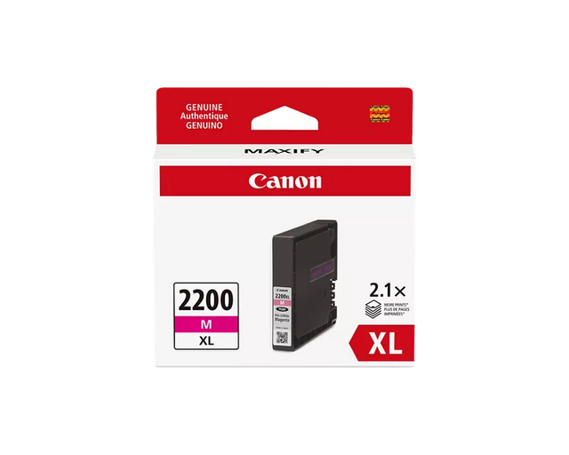 Canon Genuine PGI-2200 XL Magenta Pigment Ink Tank