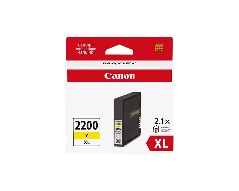 Canon Genuine PGI-2200 XL Yellow Pigment Ink Tank