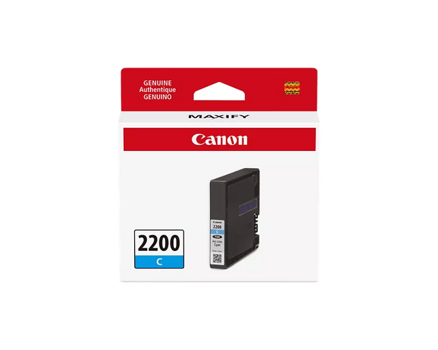 Canon Genuine PGI-2200 Cyan Pigment Ink Tank