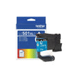 Brother Genuine LC501XLCS High Yield Cyan Ink Cartridge — official Brother product image