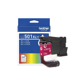 Brother Genuine LC501XLMS High Yield Magenta Ink Cartridge — official Brother product image