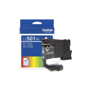 Brother Genuine LC501BKS Standard Yield Black Ink Cartridge — official Brother product image