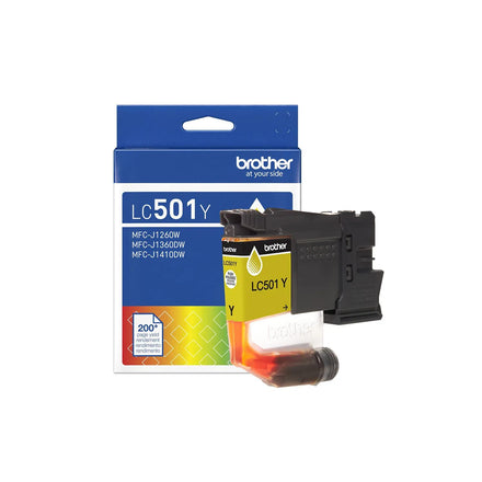 Brother Genuine LC501YS Standard Yield Yellow Ink Cartridge