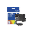 Brother Genuine LC504BKS Standard Yield Black Ink Cartridge — official Brother product image