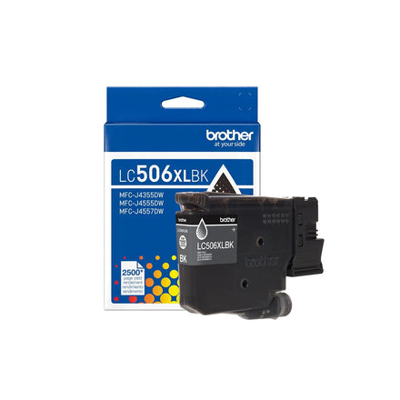 Brother Genuine LC506XLBKS High Yield Black Ink Cartridge