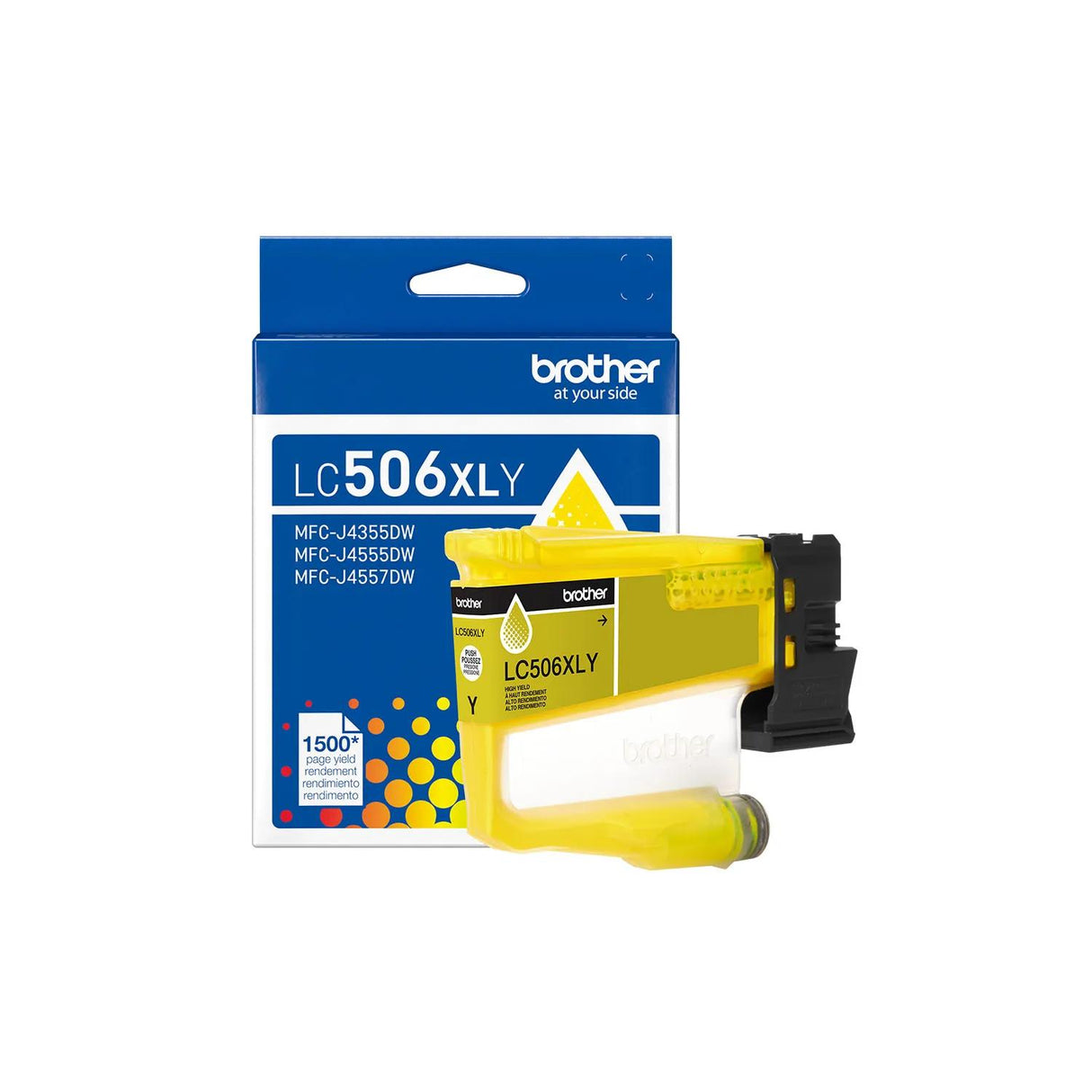 Brother Genuine LC506XLYS High Yield Yellow Ink Cartridge — official Brother product image