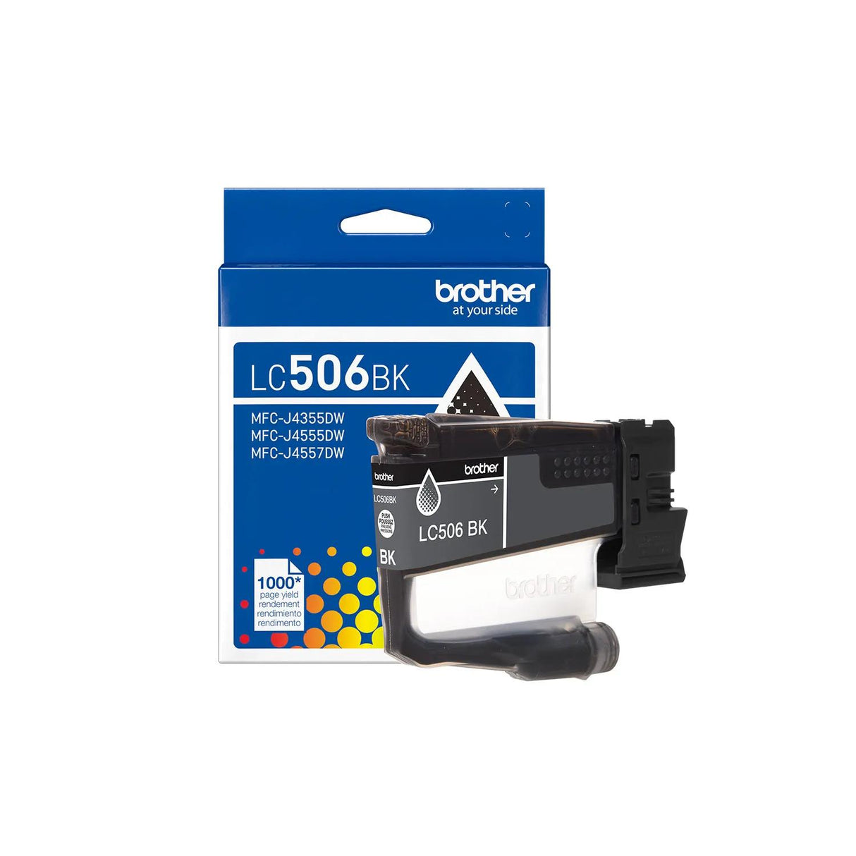 Brother Genuine LC506BKS Standard Yield Black Ink Cartridge — official Brother product image