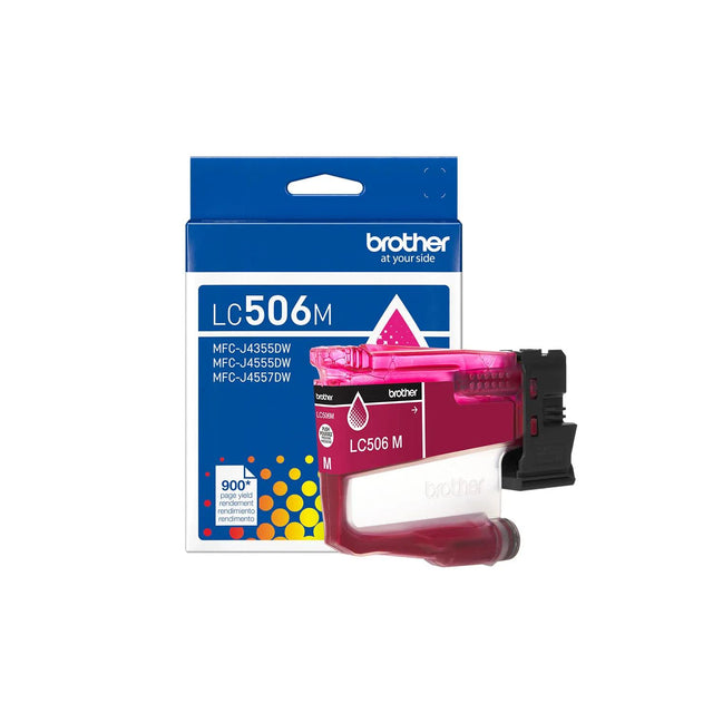 Brother Genuine LC506MS Standard Yield Magenta Ink Cartridge — official Brother product image