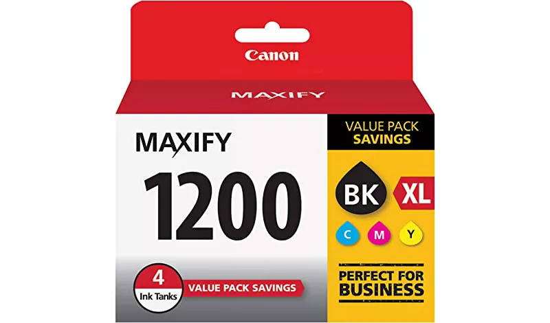 Canon Genuine PGI-1200XL 4 Color Value Pack