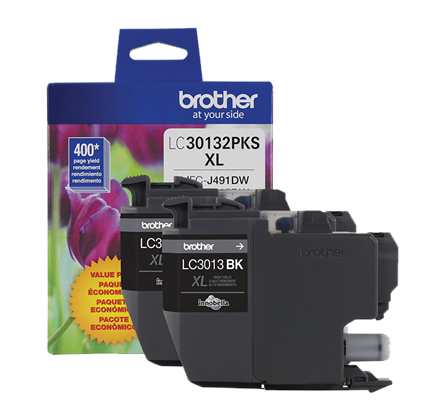 Brother LC30132PKS High-Yield Ink, 2 pack, Black