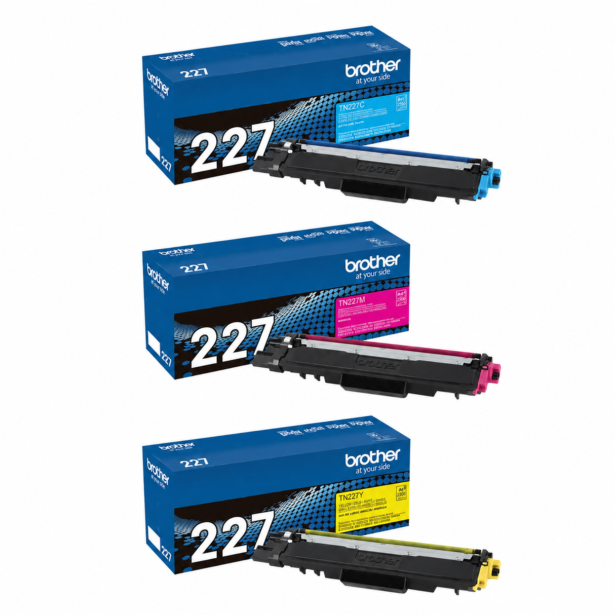 Brother TN227(CMY) High Yield Color Toner Set, 3 pack