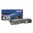 Brother Genuine TN635BK Standard Yield Black Toner Cartridge — official Brother product image