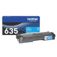 Brother Genuine TN635C Standard Yield Cyan Toner Cartridge — official Brother product image