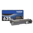 Brother Genuine TN635XLBK High Yield Black Toner Cartridge — official Brother product image